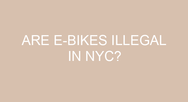 are-e-bikes-illegal-in-nyc