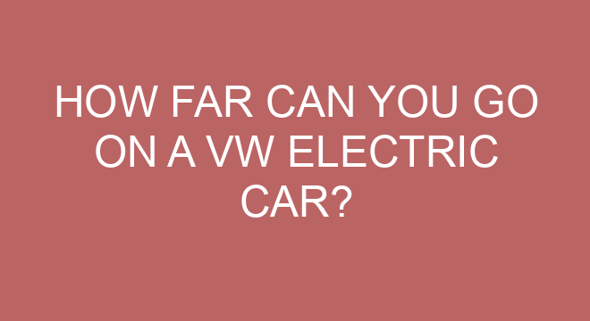 vw electric car service intervals