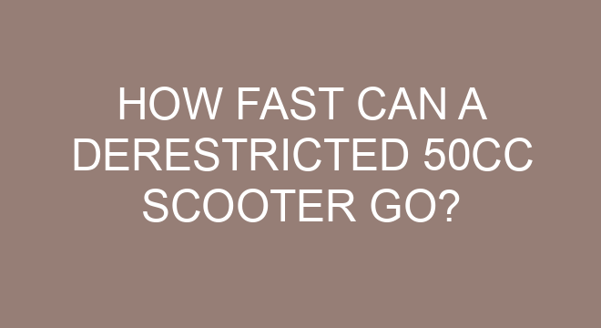 how-fast-can-a-derestricted-50cc-scooter-go