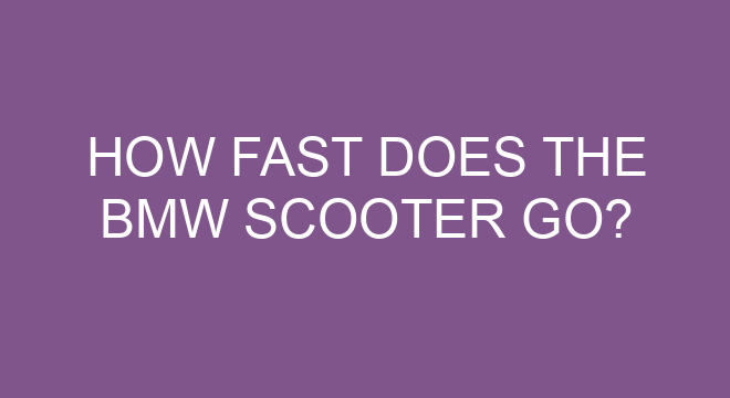 how-fast-does-the-bmw-scooter-go