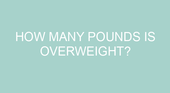 how-many-pounds-is-overweight