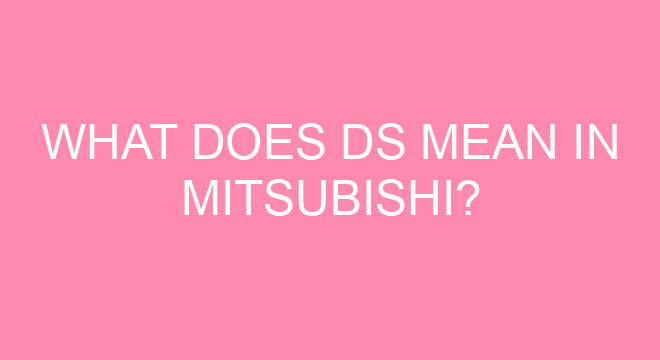 what-does-ds-mean-in-mitsubishi