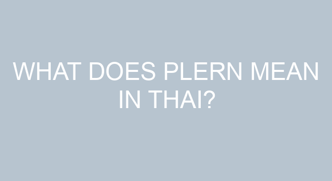 what-does-plern-mean-in-thai