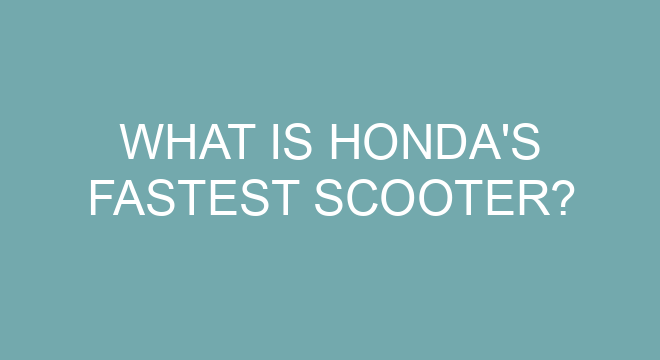 what-is-honda-s-fastest-scooter